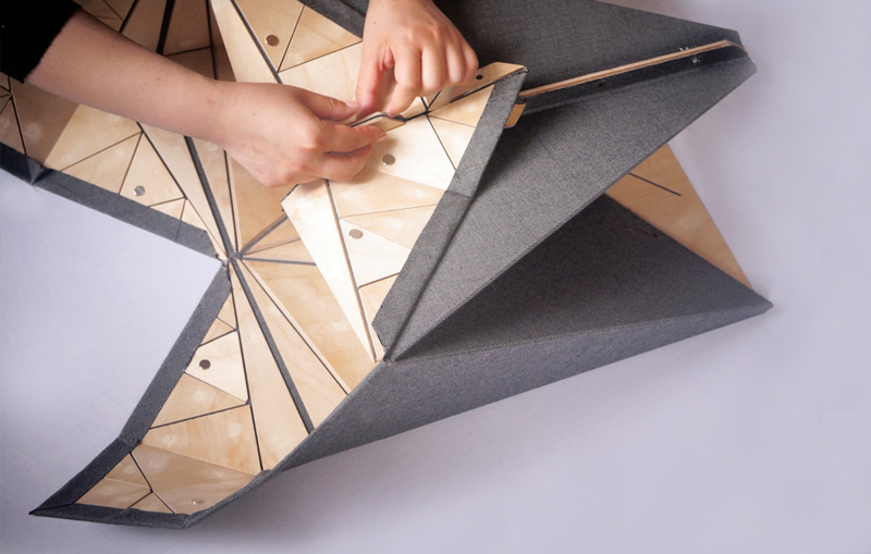 Illustration for article titled Magnetic Origami Tables Shouldn’t Make Sense But They’re Perfect